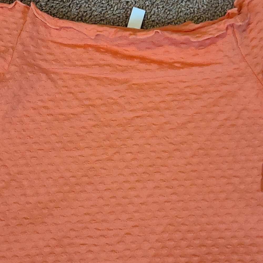 BP Blue Coral off shoulder crop top - Picture 2 of 4